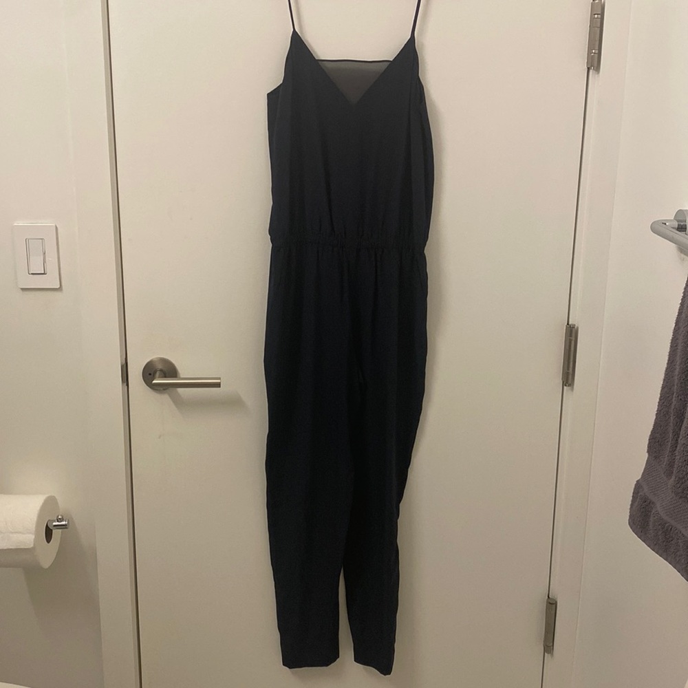 Club Monaco Navy Jumpsuit